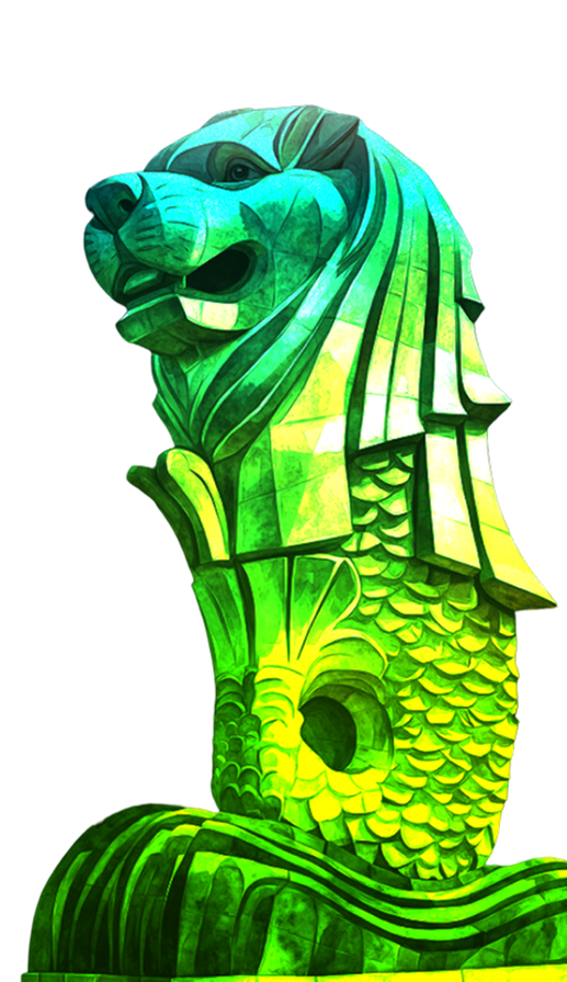 Merlion statue